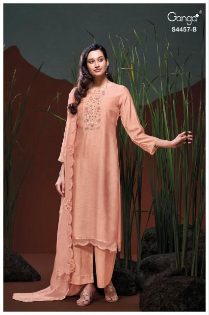 Ganga grivika 4457 patiala dress material wholesale